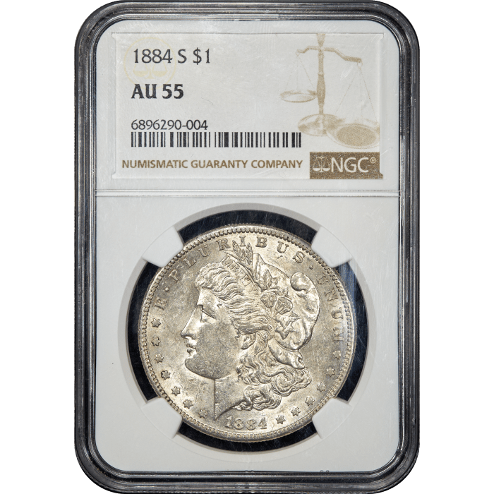 1884-S Morgan Dollar ($1) Obverse Slab Image