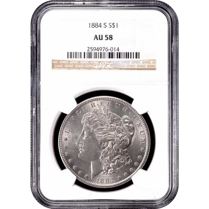 1884-S Morgan Dollar ($1) Obverse Slab Image