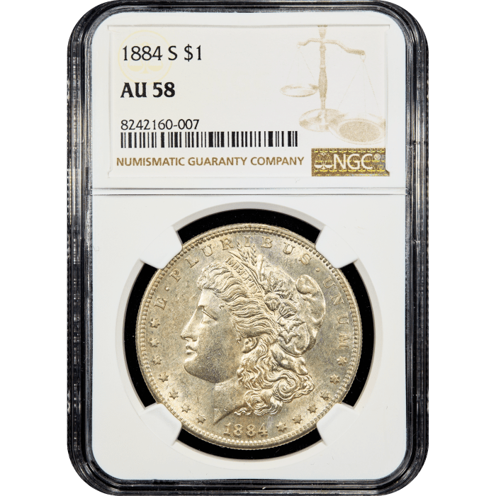 1884-S Morgan Dollar ($1) Obverse Slab Image