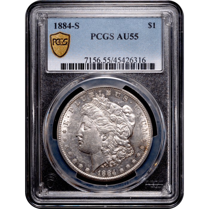 1884-S Morgan Dollar ($1) Obverse Slab Image