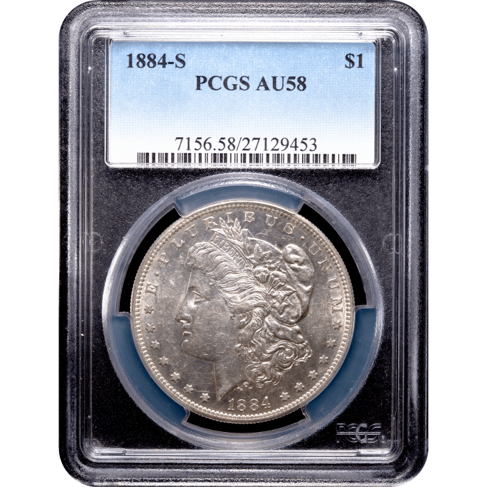 1884-S Morgan Dollar ($1) Obverse Slab Image