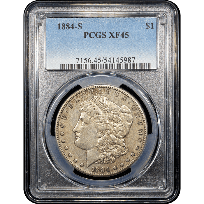 1884-S Morgan Dollar ($1) Obverse Slab Image
