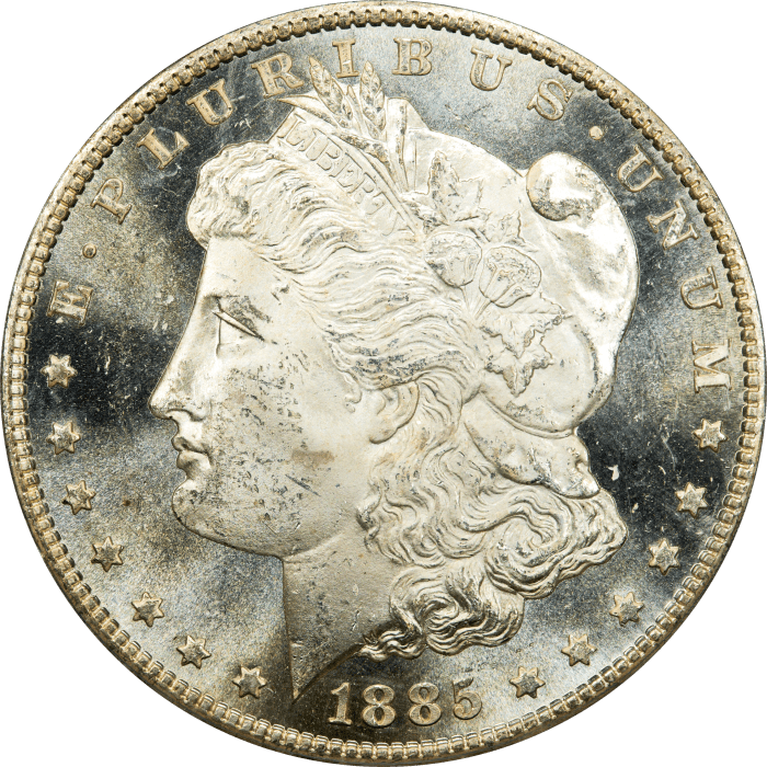 1885-CC Morgan Dollar ($1) OGH Obverse Image