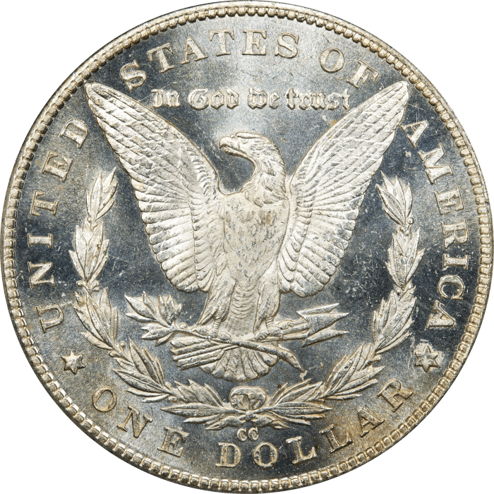 1885-CC Morgan Dollar ($1) OGH Reverse Image