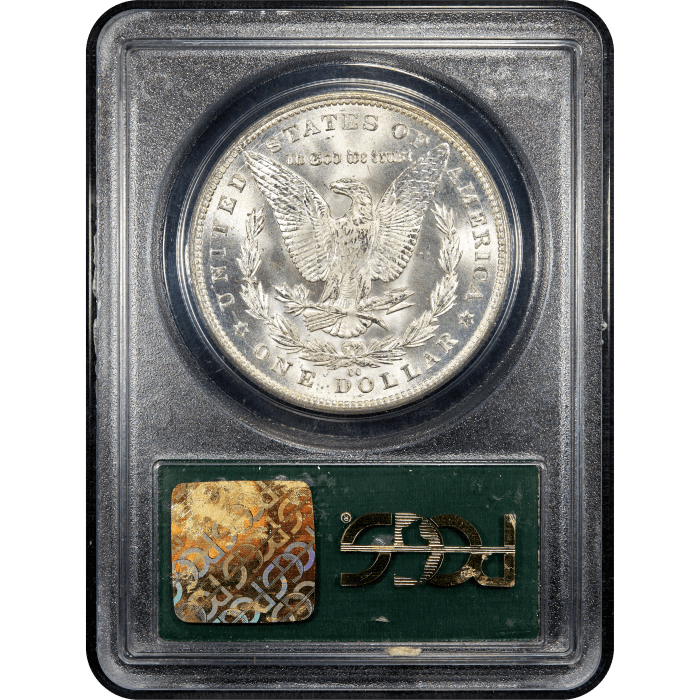 1885-CC Morgan Dollar ($1) OGH Reverse Slab Image