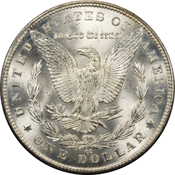 1885-CC Morgan Dollar ($1) OGH Reverse Image
