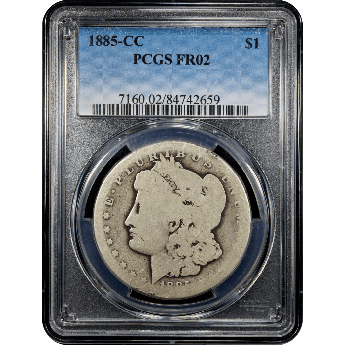1885-CC Morgan Dollar ($1) SLAB Image