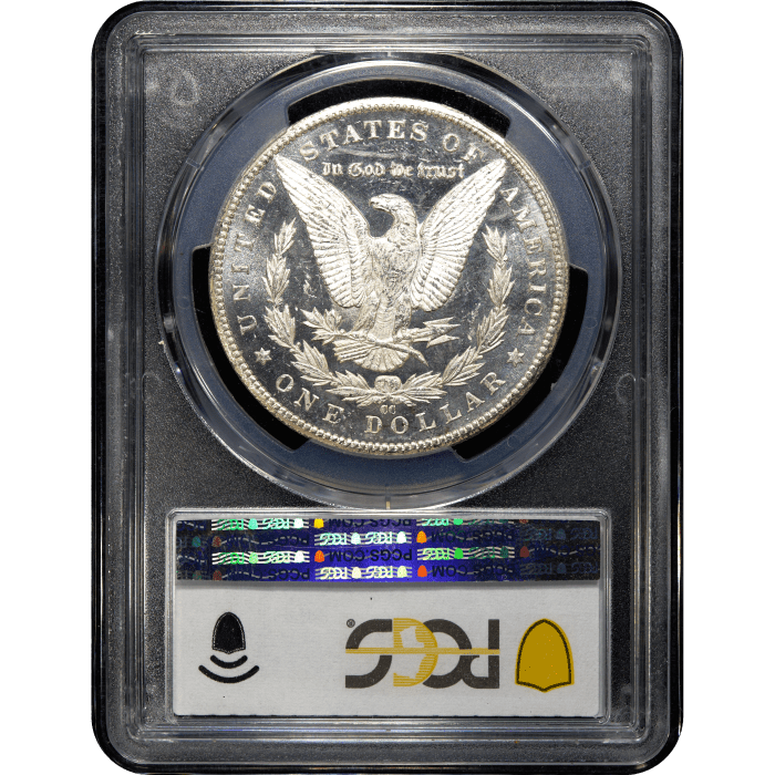 1885-CC Morgan Dollar ($1) Reverse Slab Image