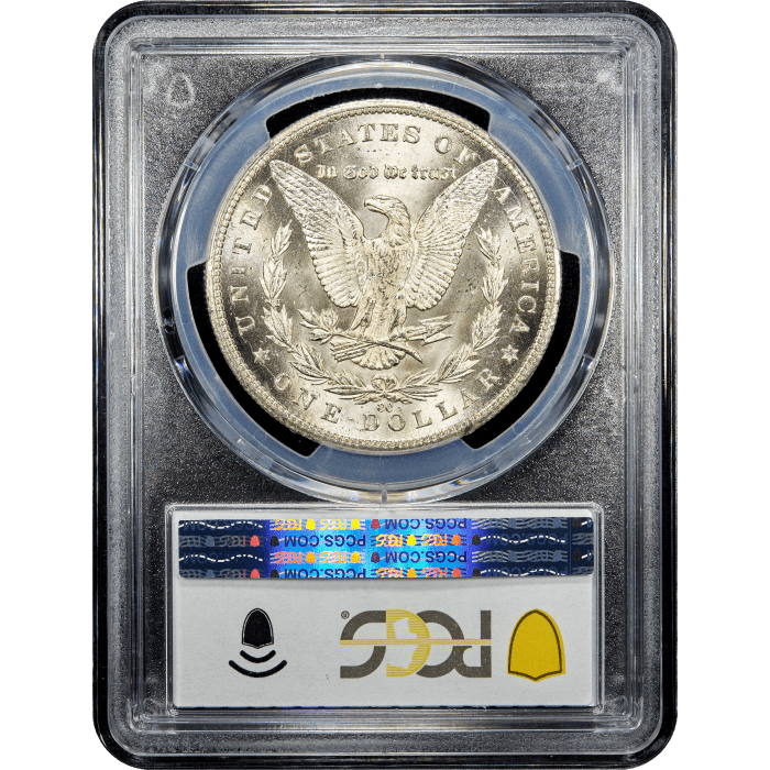 1885-CC Morgan Dollar ($1) Reverse Slab Image