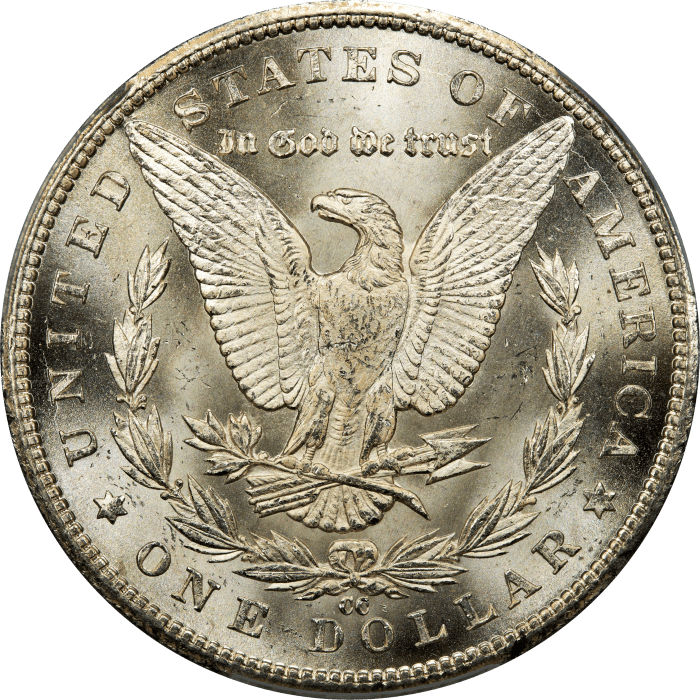 1885-CC Morgan Dollar ($1) Reverse Image