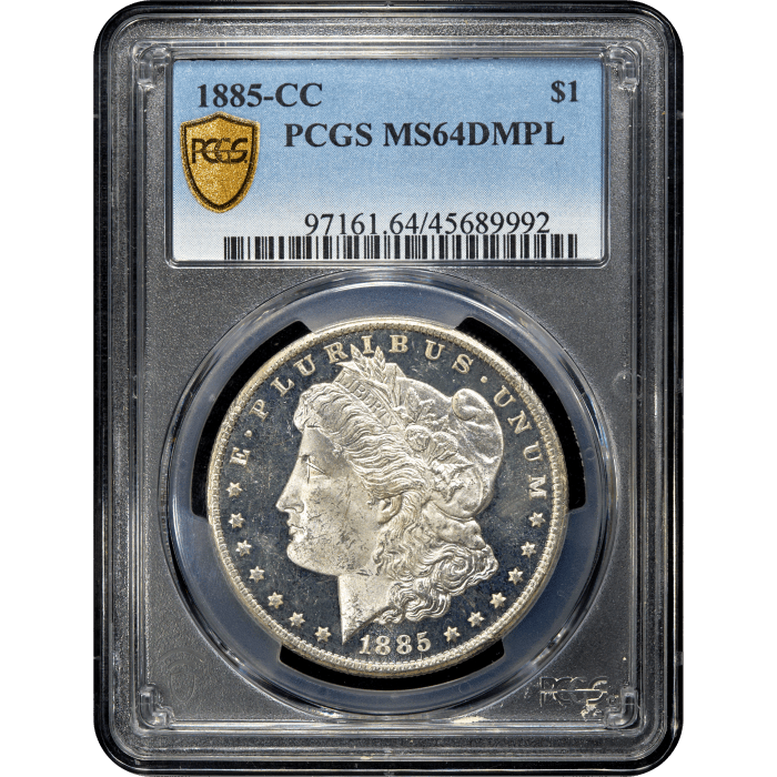1885-CC Morgan Dollar ($1) SLAB Image