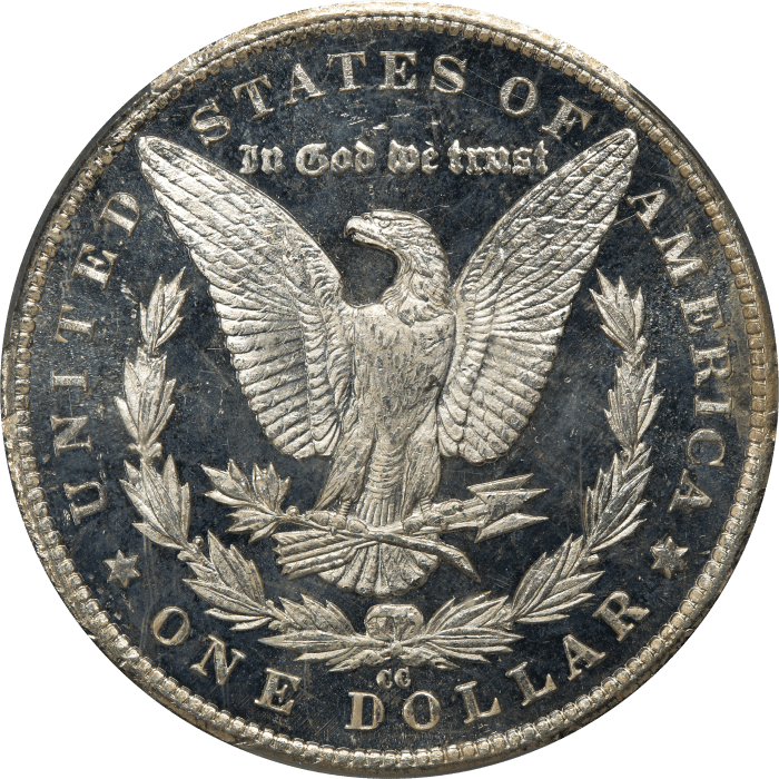 1885-CC Morgan Dollar ($1) REVERSE Image