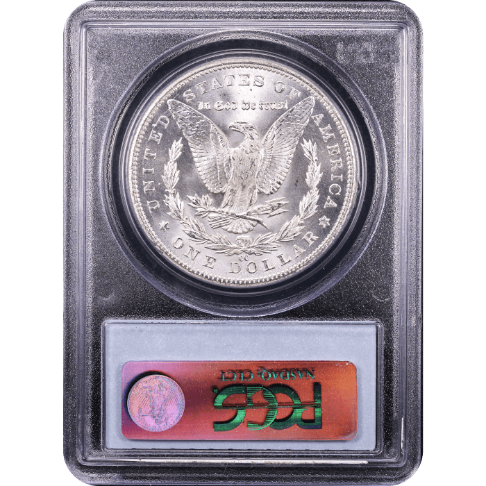 1885-CC Morgan Dollar ($1) Reverse Slab Image