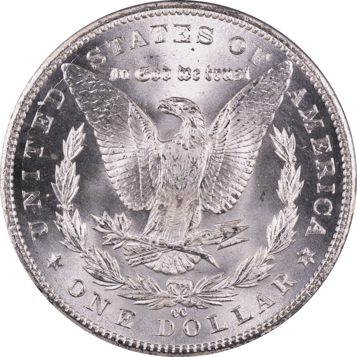 1885-CC Morgan Dollar ($1) Reverse Image
