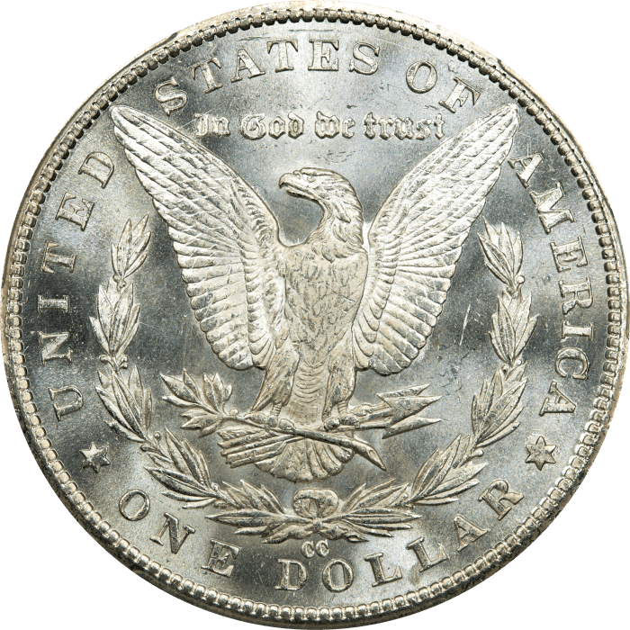 1885-CC Morgan Dollar ($1) REVERSE Image