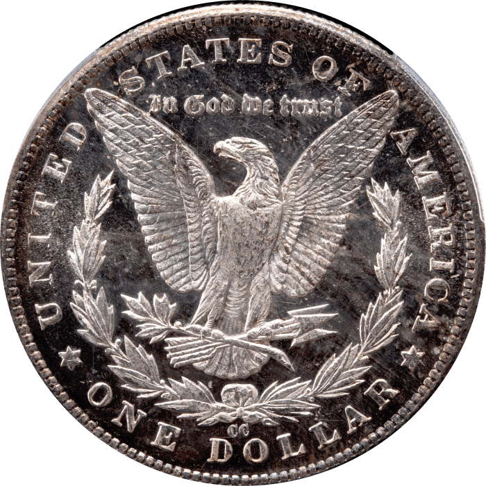 1885-CC Morgan Dollar ($1) Reverse Image