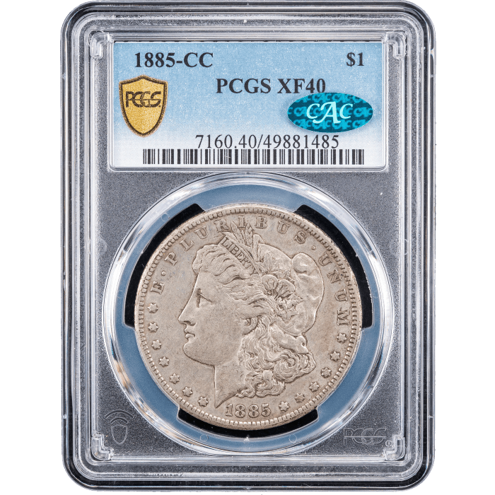 1885-CC Morgan Dollar ($1) Obverse Slab Image