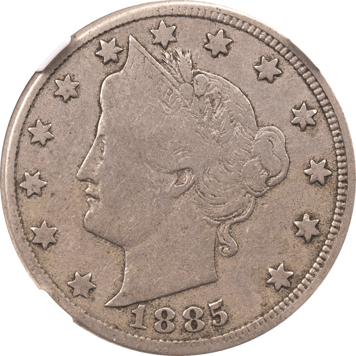 1885 Liberty Nickel (5c) Obverse Image