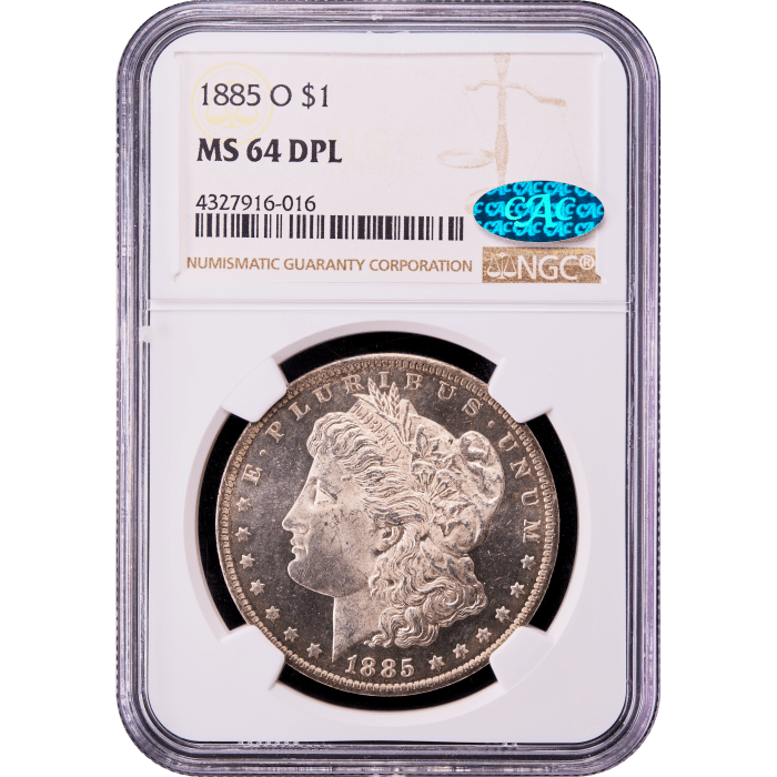 1885-O Morgan Dollar ($1) DMPL Obverse Slab Image