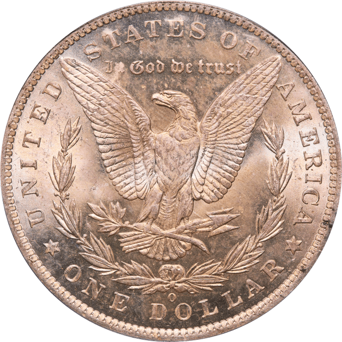 1885-O Morgan Dollar ($1) Doily REVERSE Image