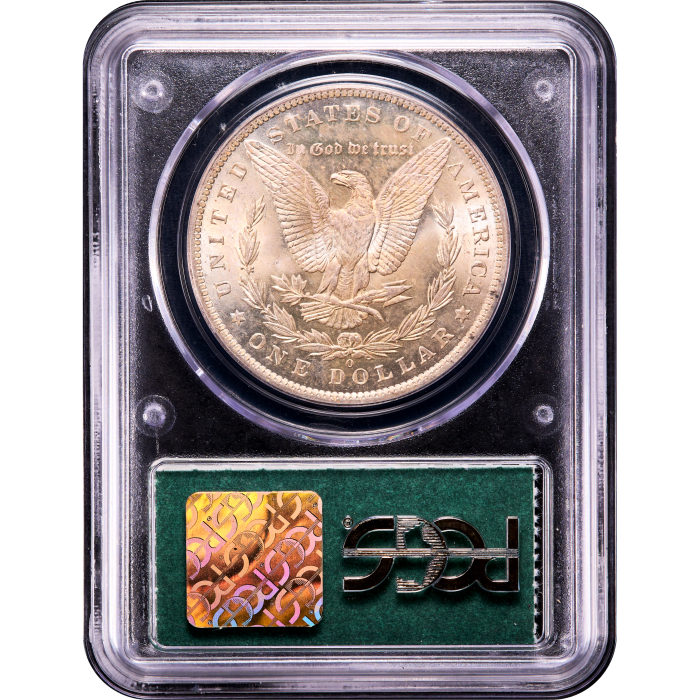 1885-O Morgan Dollar ($1) Doily Reverse Slab Image