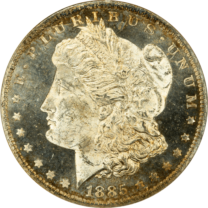 1885-O Morgan Dollar ($1) OBVERSE Image