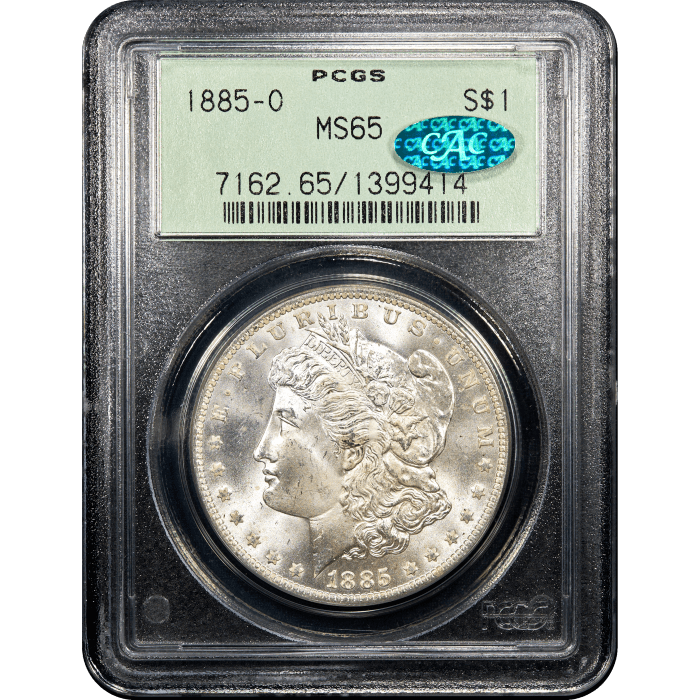 1885-O Morgan Dollar ($1) OGH SLAB Image