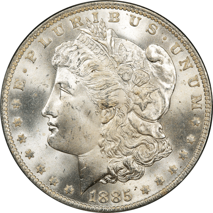 1885-O Morgan Dollar ($1) OGH OBVERSE Image