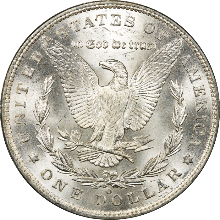 1885-O Morgan Dollar ($1) OGH REVERSE Image