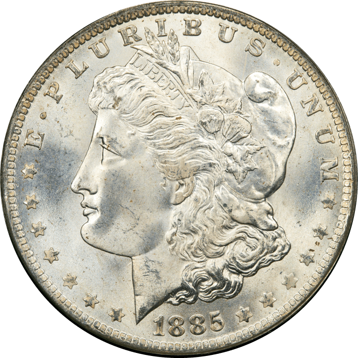 1885-O Morgan Dollar ($1) OGH Obverse Image