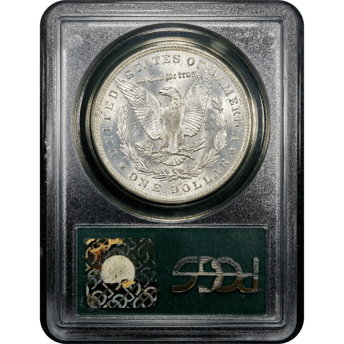 1885-O Morgan Dollar ($1) OGH Reverse Slab Image