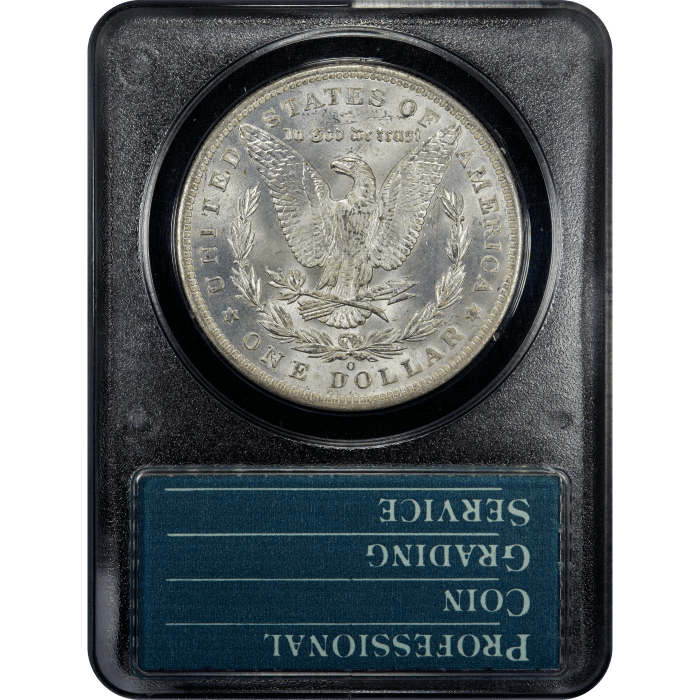 1885-O Morgan Dollar ($1) Rattler SLAB Image