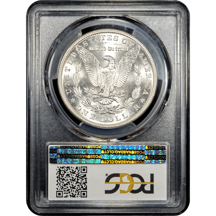 1885-S Morgan Dollar ($1) Reverse Slab Image