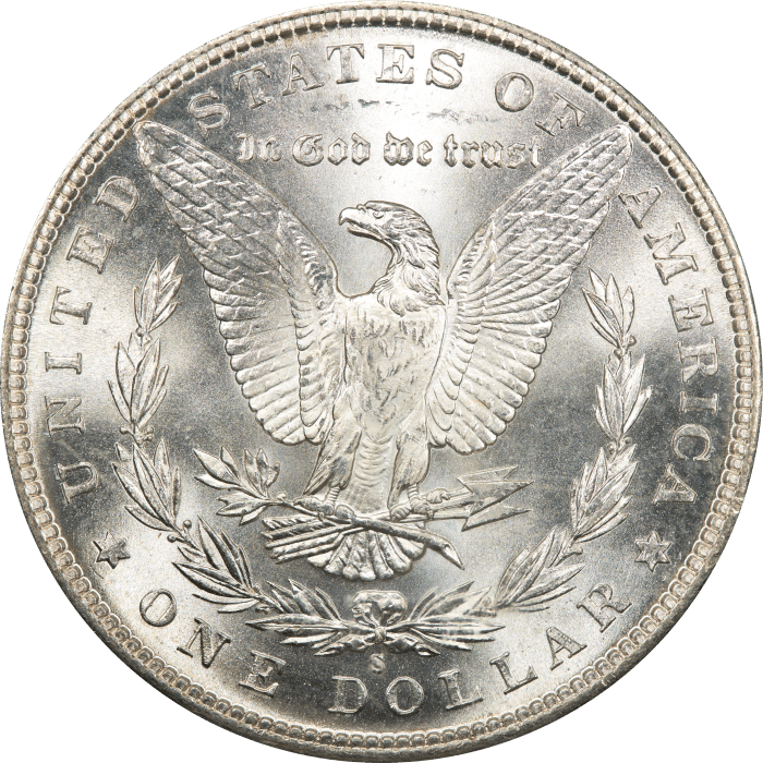 1885-S Morgan Dollar ($1) Reverse Image