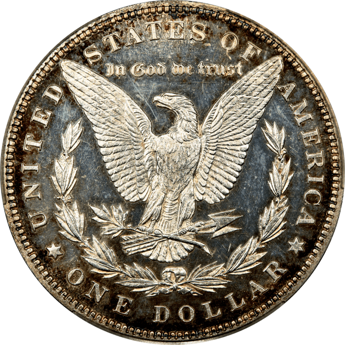 1886 Morgan Dollar ($1) Reverse Image