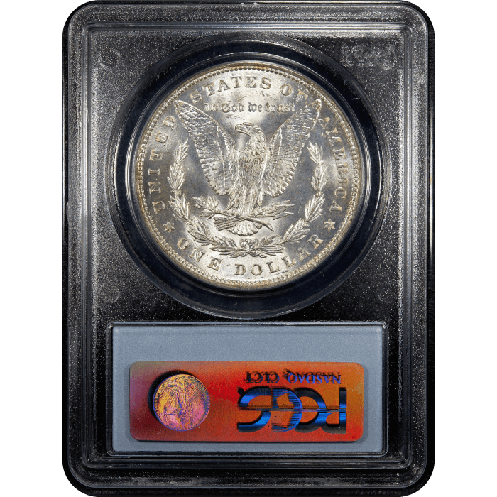 1886 Morgan Dollar Reverse Slab Image
