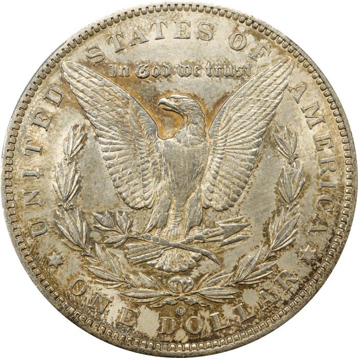 1886-O Morgan Dollar ($1) Reverse Image