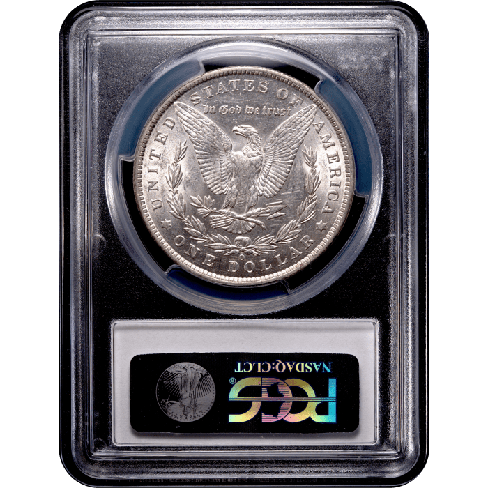 1886-O Morgan Dollar ($1) Reverse Slab Image