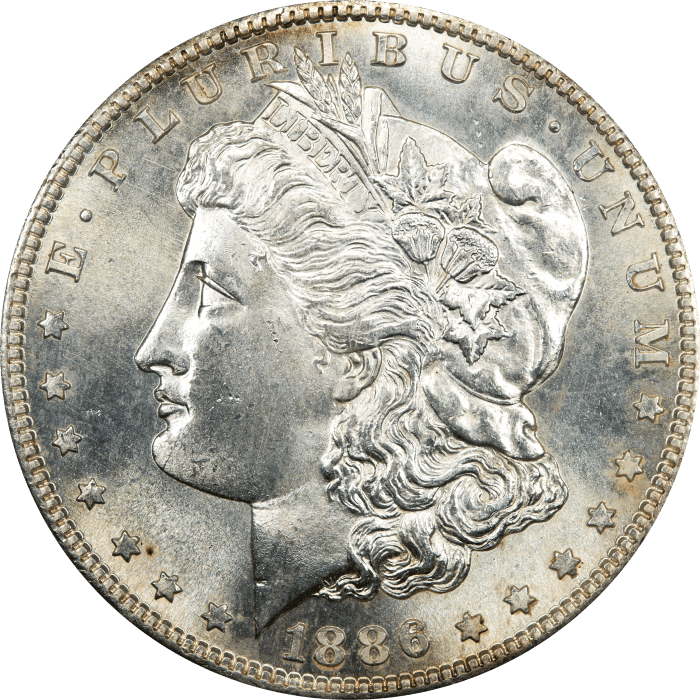 1886-S Morgan Dollar ($1) OBVERSE Image