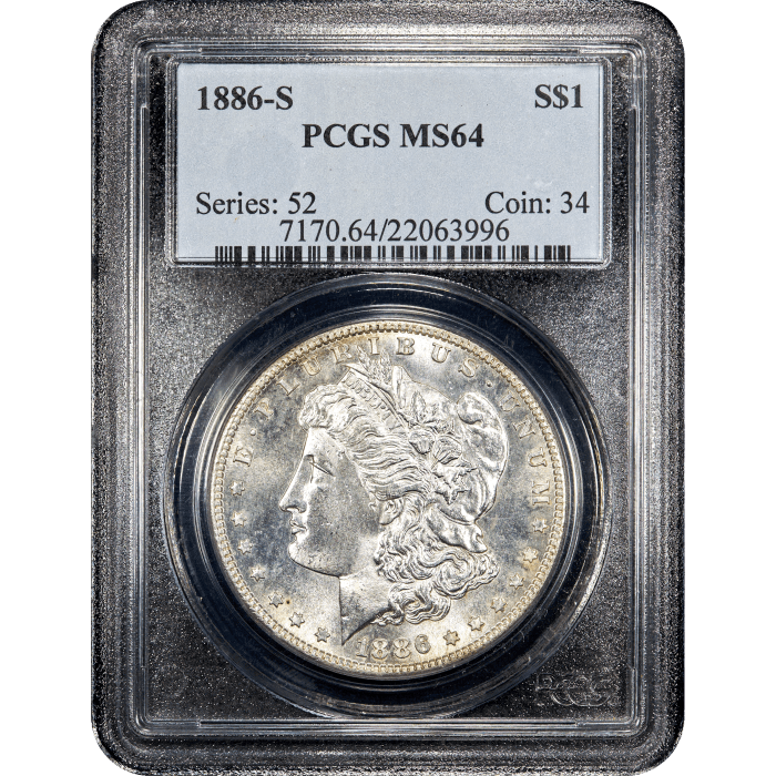 1886-S Morgan Dollar ($1) SLAB Image