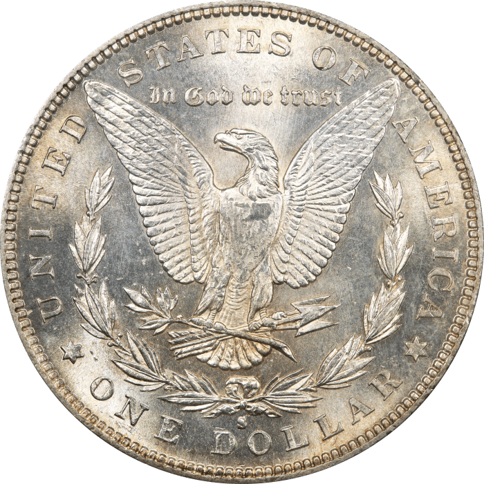 1886-S Morgan Dollar ($1) REVERSE Image