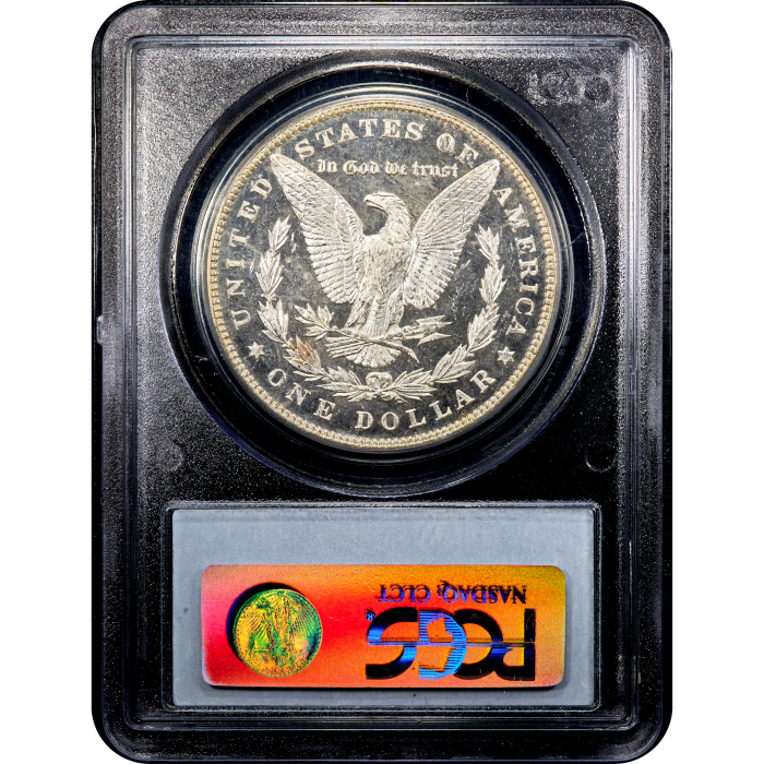 1887 Morgan Dollar ($1) Reverse Slab Image