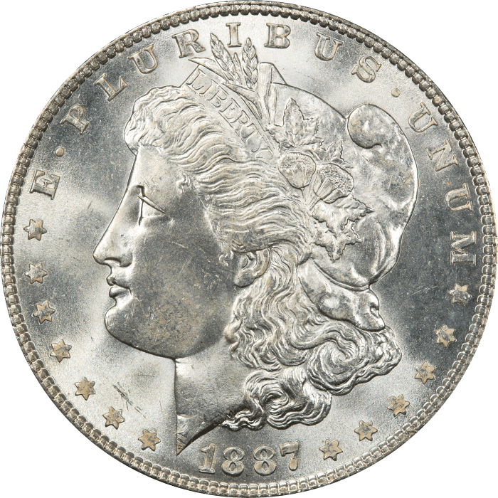 1887 Morgan Dollar ($1) Obverse Image