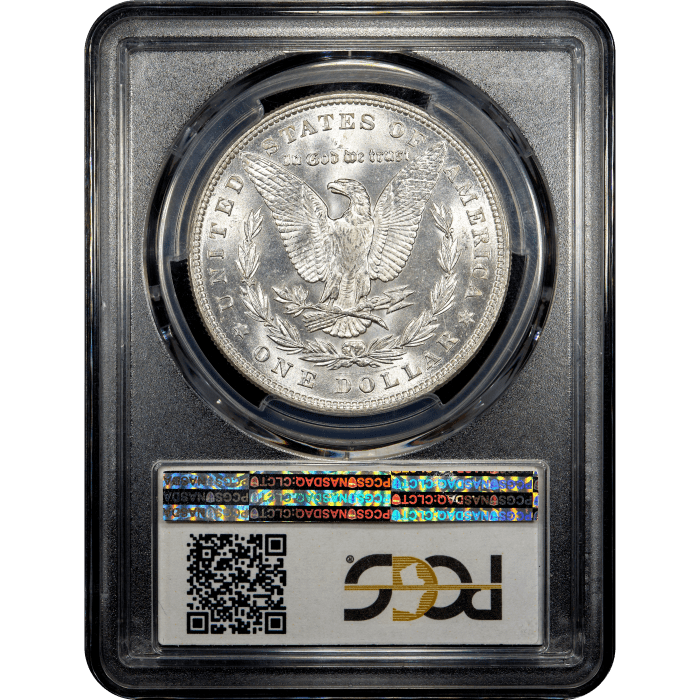 1887 Morgan Dollar ($1) Reverse Slab Image