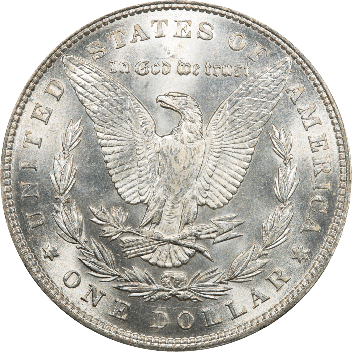 1887 Morgan Dollar ($1) Reverse Image
