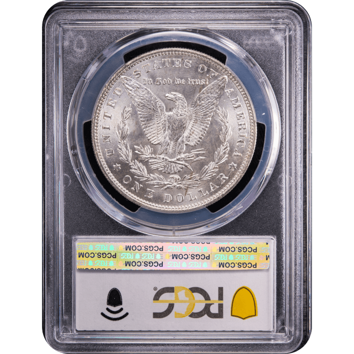 1887 Morgan Dollar ($1) Reverse Slab Image
