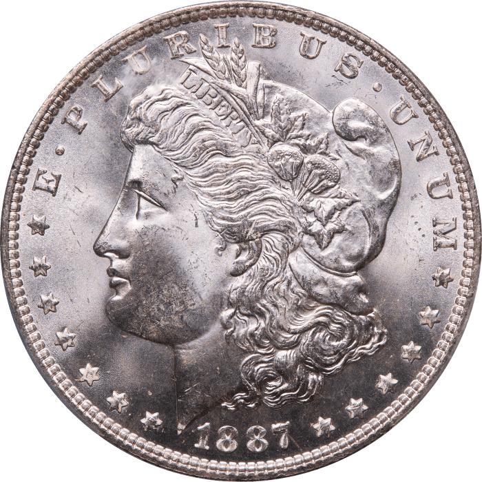 1887 Morgan Dollar ($1) Obverse Image