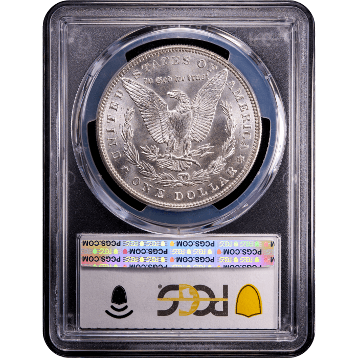 1887 Morgan Dollar ($1) Reverse Slab Image