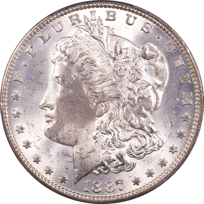 1887-O Morgan Dollar ($1) OBVERSE Image