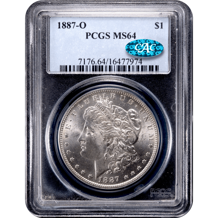 1887-O Morgan Dollar ($1) Obverse Slab Image